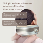 U Shape Inflatable Massager - Travel Shiatsu Kneading Heated 2 Modes Car Home Office