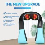 Neck Shoulder Massager - 2025 16 Rounds Rolls Kneading Massage Pillow Relief Tool