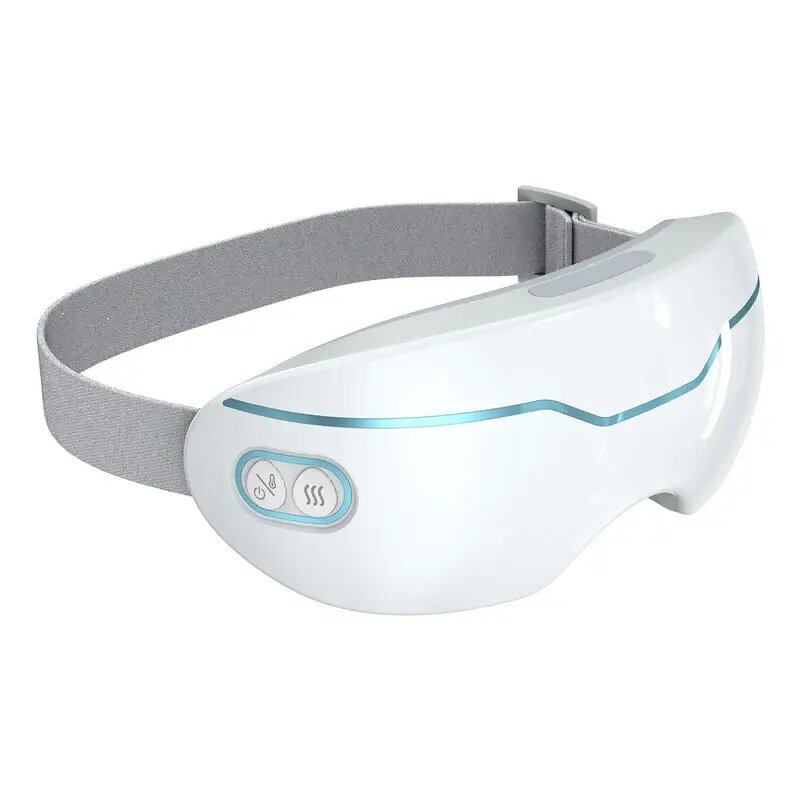 Heated Eye Mask - New Tech Warm Care Vibration Heat Compress Eye Relief Tool