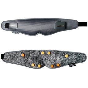 Foldable Heated Eye Mask - Travel Portable Electric Heat Vibration Sleep Massage Tool