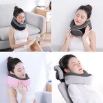 Memory Foam Neck Pillow - Customization Slow Rebound Folding Camping Airplane Car Office Travel