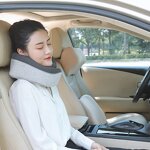 Memory Foam Neck Pillow - Customization Slow Rebound Folding Camping Airplane Car Office Travel