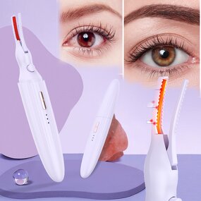 Electric Eyelash Curler - Heat Sensitive Pad 8s Fast Heating 24hrs Natural Lash Lift
