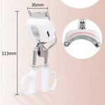 Heated Eyelash Curler - Private Label Mini USB Rechargeable Intelligent Plastic Clip