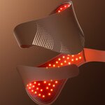 3C LED Face Neck Mask - Soft Silicone Light Therapy Ergonomic Home Travel Anti-Aging