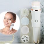 5 in 1 Facial Cleansing Brush - Electric 5 Modes Face Cleaner for Men and Women