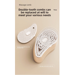 2 in 1 Head Massager - Electric Scalp Hair Oil Applicator Essential Oil Serum Growth