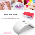 36W LED UV Nail Lamp - Professional Home Salon LCD 3 Timer Gel Polish Durable Plastic