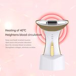 RF EMS Facial Massager - Home Use Red Light LED Photon Anti-Aging Face Neck Lifting