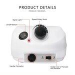 Cordless Nail Drill - Professional 45000rpm Gel Polish Nail Art Tool Remover