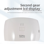 UV Nail Polish Dryer - LED Phototherapy US Plug Plastic Nail Baking Lamp Beauty