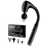 Massage Hammer - Multifunctional Wireless 4 Heads Vibration Timer Deep Tissue Massage