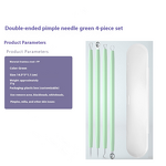 Acne Needle Set - High-Precision Stainless Steel Double-Headed 4-Piece Blackhead Removal