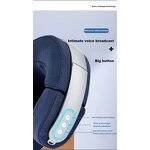 U-Shaped Neck Massager - New Arrival Vibration Heating Deep Tissue Rechargeable Portable