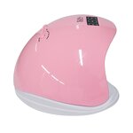 320W UV LED Nail Lamp - Portable 72 Beads Detachable Base USB Cable White Electric