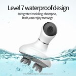 Scalp Vibration Massager - High-Speed Electric Red Light IPX6 Waterproof Silicone 12-Month