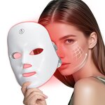 7 Color LED Beauty Device - Handheld Anti-Wrinkle Skin Rejuvenation Home Facial Treatment