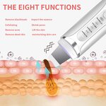 Facial Skin Scrubber - Electric Home ABS Spatula Pore Blackhead Remover Face Care