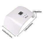 320W UV LED Nail Lamp - Professional Wholesale 72 Beads Detachable Base Gel Curing