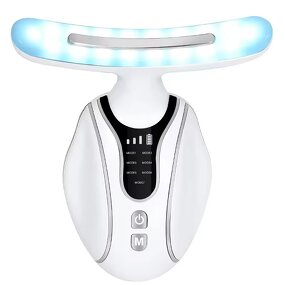 7 Color LED Facial Device - 2024 Women's Hand Held Heating EMS Face Neck Lifting