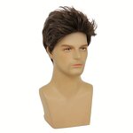 Baseball Cap Wigs - High Quality Custom Short Straight Curly Black Brown Synthetic Bob