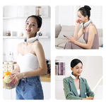 Smart Electric Neck Massager - 6 Mode EMS Microcurrent Pulse Heating Muscle Pain Relief