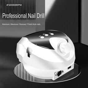 65W Cordless Nail Drill - Professional Plastic 35000-45000 RPM Manicure Gel Polish