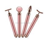 4-in-1 Anti-Aging Kit - Electric Roller Massager 3D Face Neck Lifting Skin Tightening