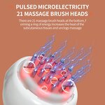 Microcurrent Massage Device - Electric Home Red Light Heat Meridians Brush Body Tool