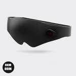 3D Eye Massager - 2025 New Smart Lightproof Sleep Mask Timer Vibration Travel Battery