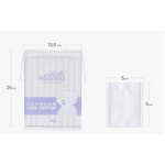 Cosmetic Cotton Pads - Super Quality Disposable Round 222 PCS/72 Bags Pure Cotton