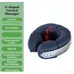 U-Shaped Neck Massager - New Arrival Vibration Heating Deep Tissue Rechargeable Portable