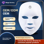 7-Color LED Facial Mask - Photon Rejuvenation ABS Rechargeable Acne Wrinkle Removal