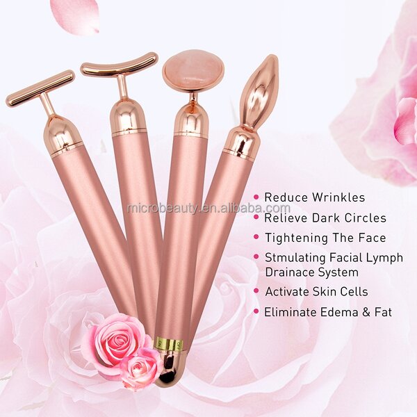 4-in-1 Anti-Aging Kit - Electric Roller Massager 3D Face Neck Lifting Skin Tightening