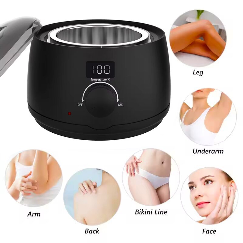 2000ml Wax Heater - Digital Control Hand Foot Paraffin Wax Depilatory Melt Hair Removal