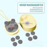 Red Light Scalp Massager - IPX7 Waterproof 360° Kneading Stress Relax Hair Growth