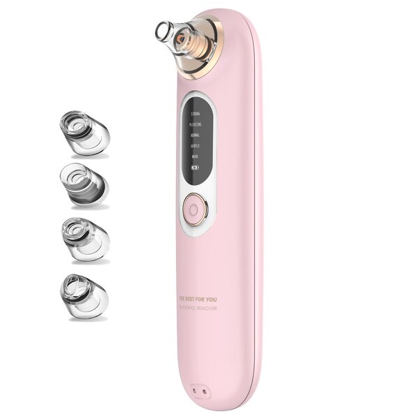 Blackhead Extractor Tool - Adjustable 4-Suction Head Electric Waterproof All Skin Types