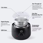 2000ml Wax Heater - Digital Control Hand Foot Paraffin Wax Depilatory Melt Hair Removal