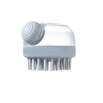 Silicone Massage Brush - OEM Liquid Dispenser Scalp Hair Washing Makeup Tool Cleaning