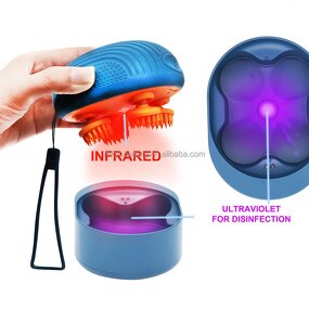 Red Light Scalp Massager - IPX7 Waterproof 360° Kneading Stress Relax Hair Growth