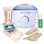 Hair Removal Kit - Professional Quick Beans Depilation Wax Heater JP Plug Compatible