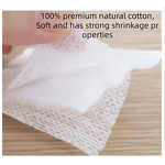 Cotton Pads - 100% Organic Disposable Square 100 Pcs Skin Cleaning Makeup Removal