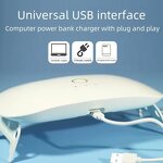 Mini Electric UV Nail Dryer - DIY Plastic Beauty Art LED Lamp UV Gel Home Salon