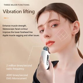3D Face Roller - Korean EMS Microcurrent Anti-Aging Skin Tightening Neck Lifting