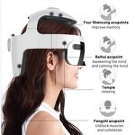 360° Head Massager - Complete Electric Scalp Eye Helmet Heat Kneading Pressure Relax