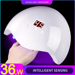 Rechargeable LED UV Nail Lamp - Professional Portable 3 Timers LCD 365/405nm Fast Curing
