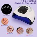 LED UV Nail Lamp - Direct Sales Moon Light Lamp Gel Polish Curing Electric Dryer