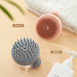 Silicone Massage Brush - OEM Liquid Dispenser Scalp Hair Washing Makeup Tool Cleaning