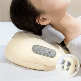 Neck & Shoulder Massager - Electric Shiatsu Deep Tissue Kneading Heating Timing Control