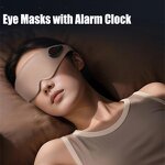 3D Eye Massager - 2025 New Smart Lightproof Sleep Mask Timer Vibration Travel Battery